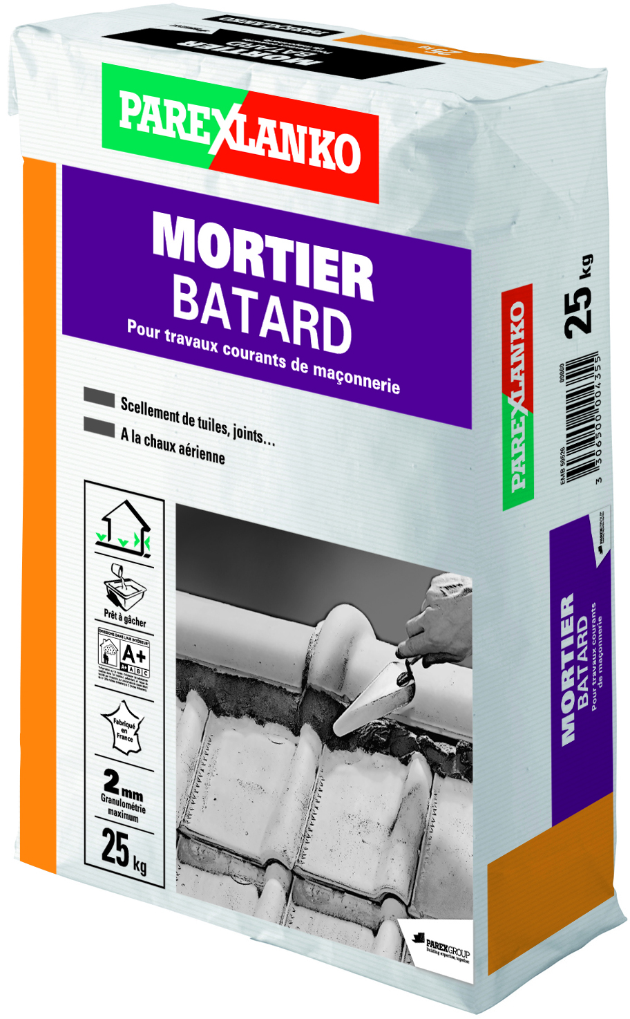 Mortier bâtard 25kg - PAREXLANKO